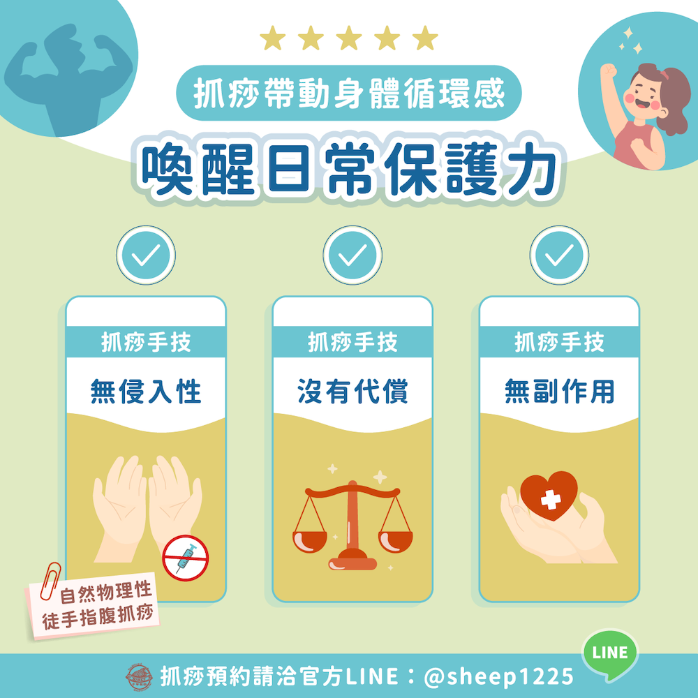體質虛弱者,很適合從溫和的身體調理 抓痧 開始✨